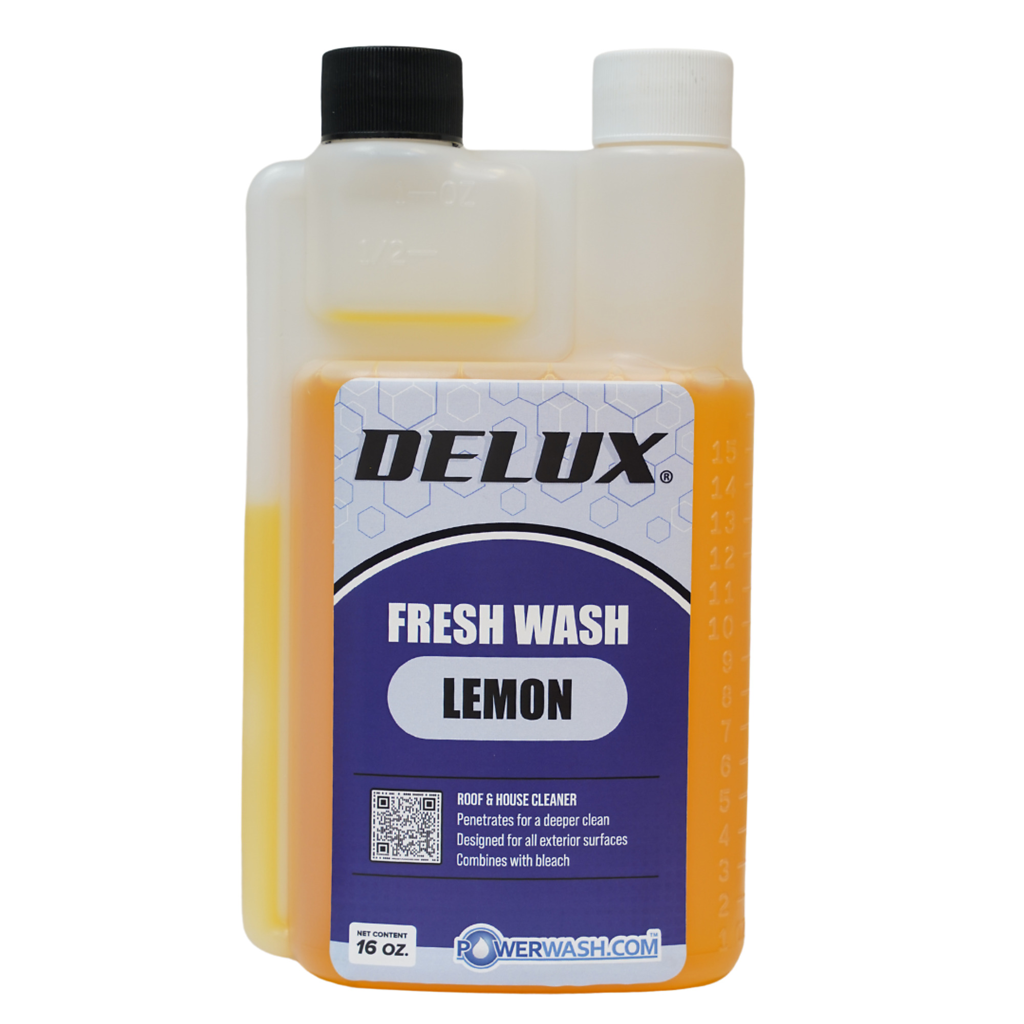Delux  Fresh Wash Additive, 16 Oz., Lemon Scent, Model# FW-L-SPL
